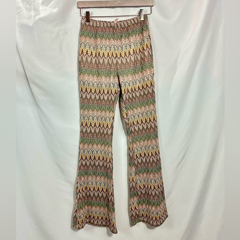 Inspired Hearts crochet hippie boho wide leg pants size S